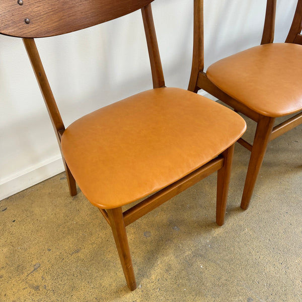 Danish Modern Set of 4 Farstrup Model 210 Dining chairs