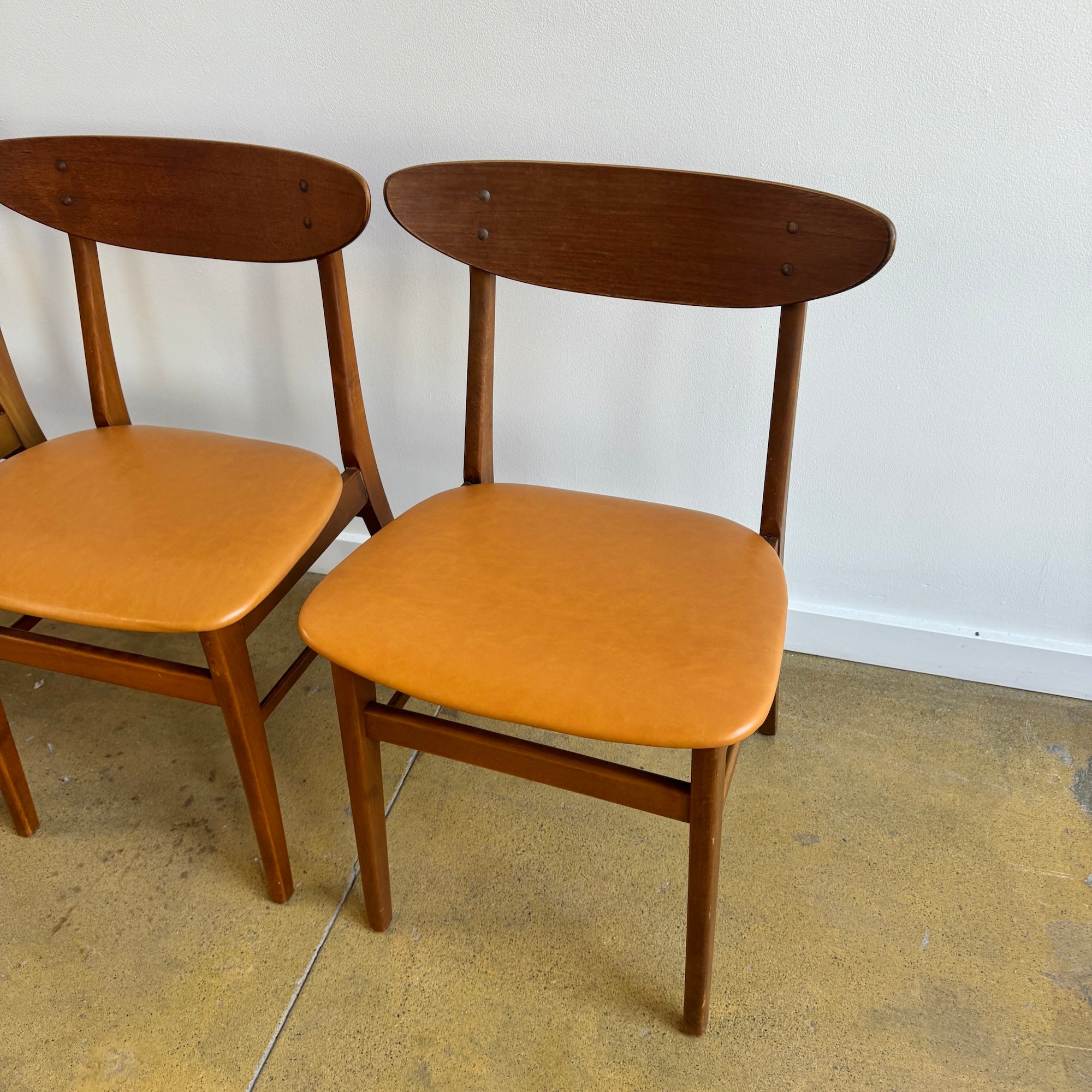 Danish Modern Set of 4 Farstrup Model 210 Dining chairs