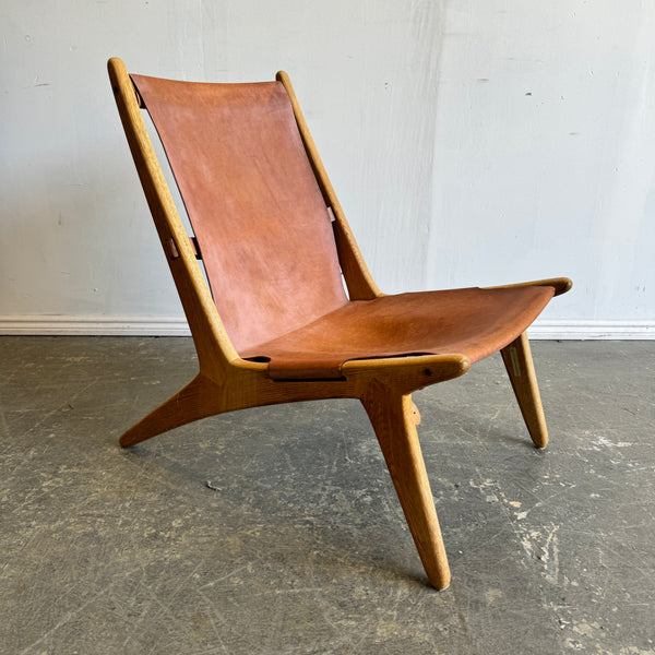 Rare! VIntage Swedish Hunting Chair 204 by Uno & Östen Kristiansson for Luxus