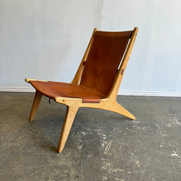 Rare! VIntage Swedish Hunting Chair 204 by Uno & Östen Kristiansson for Luxus