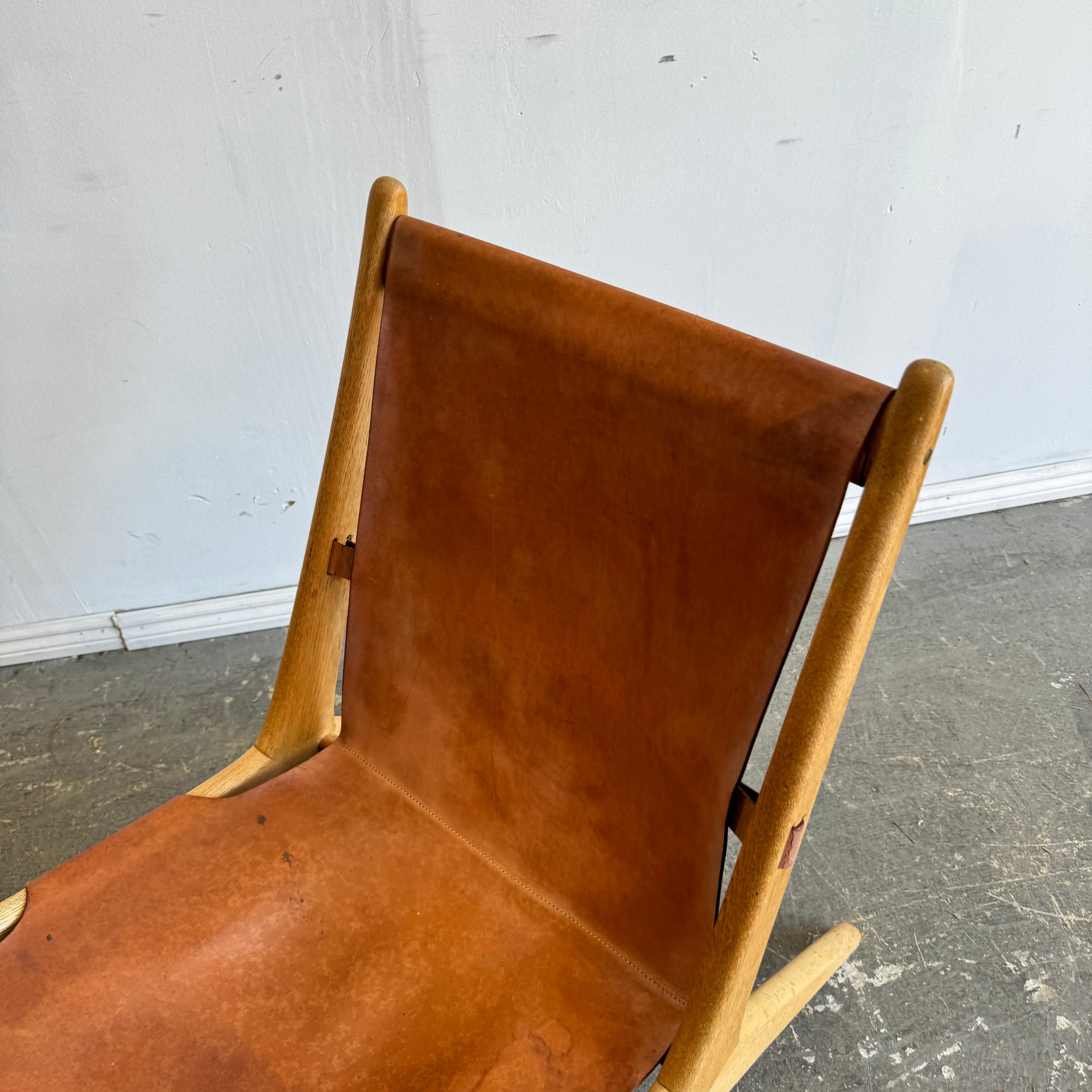 Rare! VIntage Swedish Hunting Chair 204 by Uno & Östen Kristiansson for Luxus