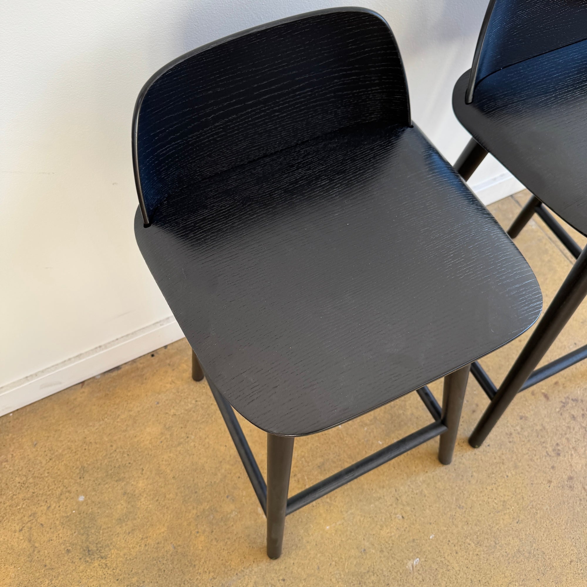 Muuto "Nerd" set of 2 Counter Stools by David Geckeler