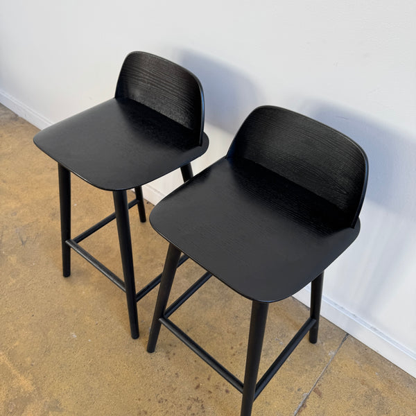 Muuto "Nerd" set of 2 Counter Stools by David Geckeler