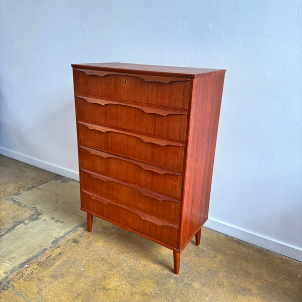 Danish Modern Trekanten Tall drawers in teak with six drawers