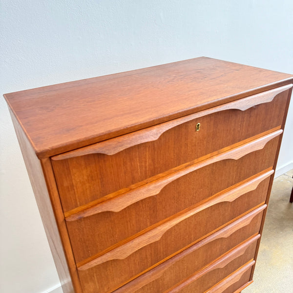 Danish Modern Trekanten Tall drawers in teak with six drawers