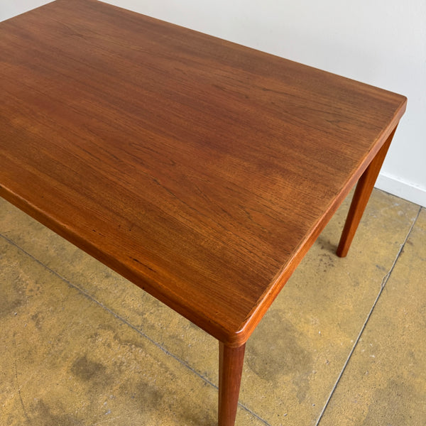 Danish Modern Teak Expandable Table by Henning Kjærnulf (Refinished)