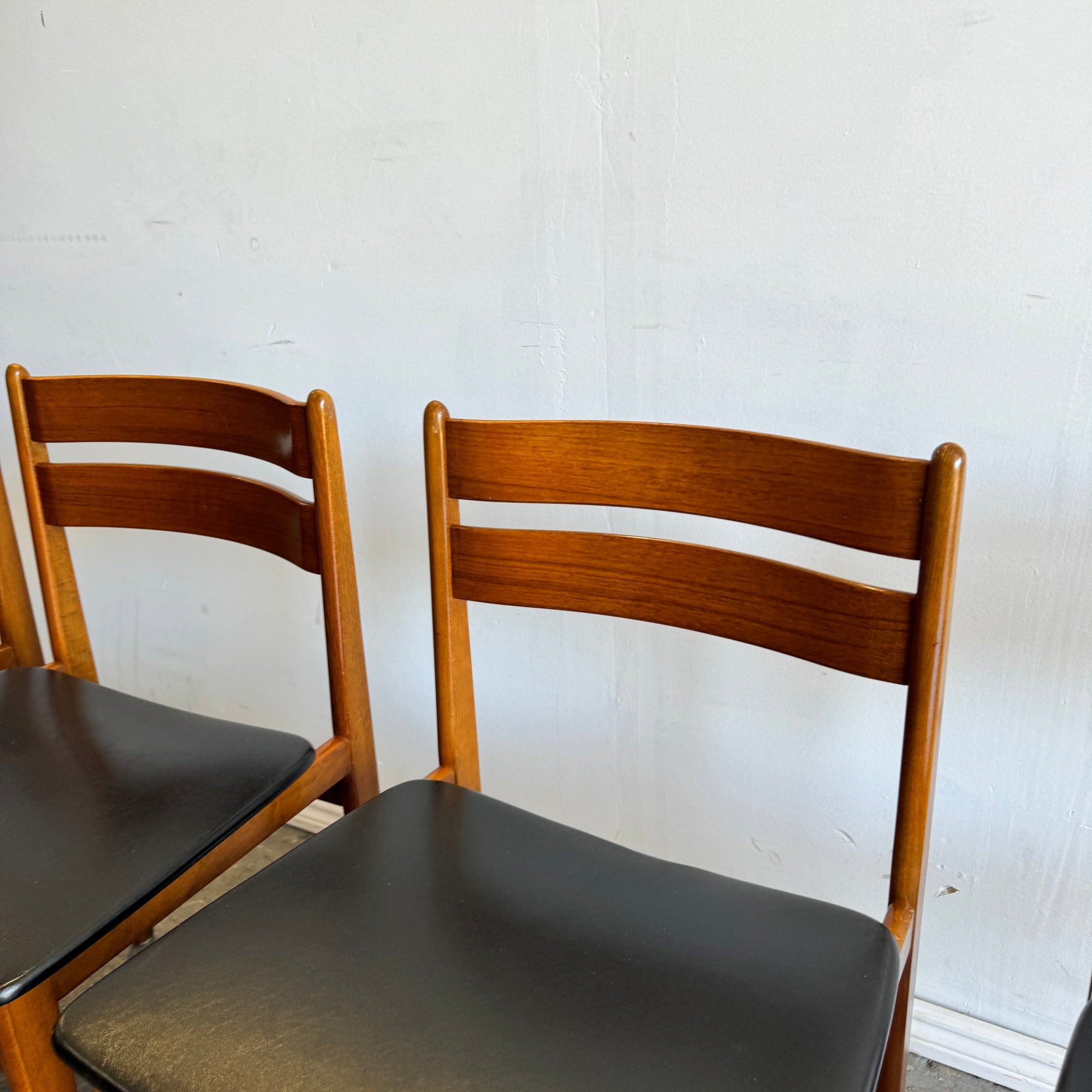 Danish Modern Set of 4 BS Design Dining chairs for BS Møbler