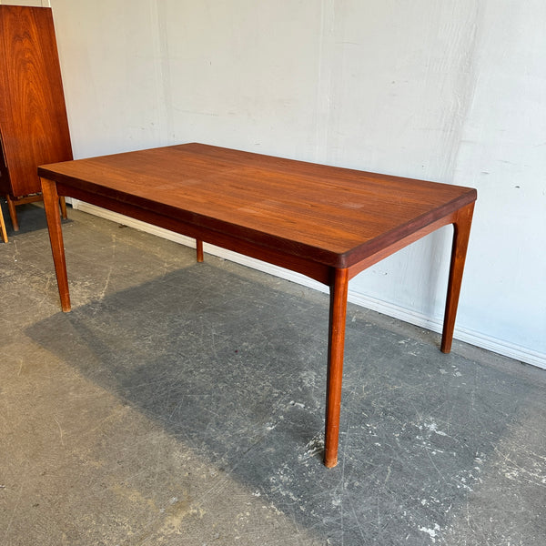 Danish Modern Henning Kjaernulf Vejle Teak Expandable dining table