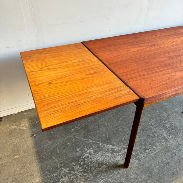 Danish Modern Henning Kjaernulf Vejle Teak Expandable dining table