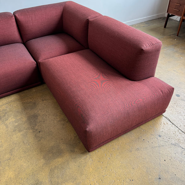 Muuto 3 Piece Connect Modular Sofa (Steelcut Trio)