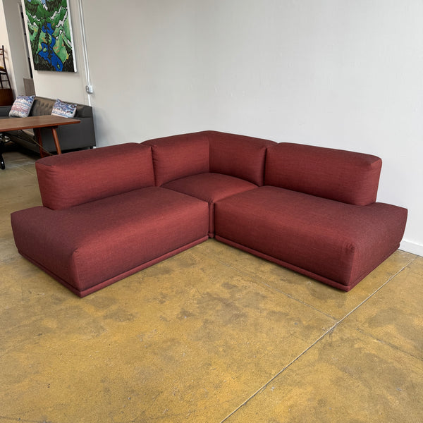 Muuto 3 Piece Connect Modular Sofa (Steelcut Trio)