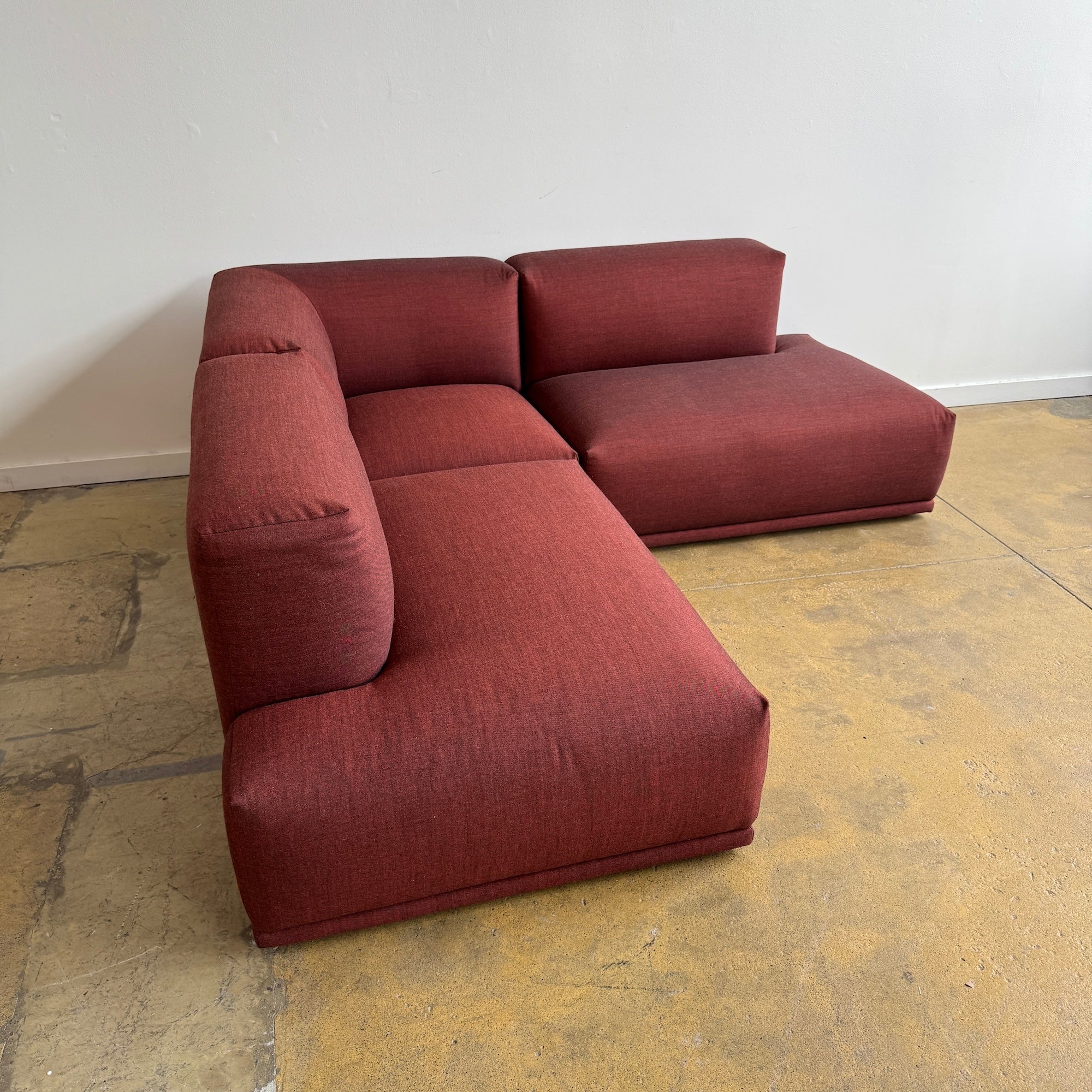 Muuto 3 Piece Connect Modular Sofa (Steelcut Trio)