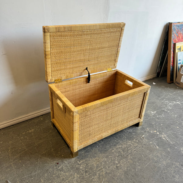 Serena and Lily Balboa Rattan Storage Trunk