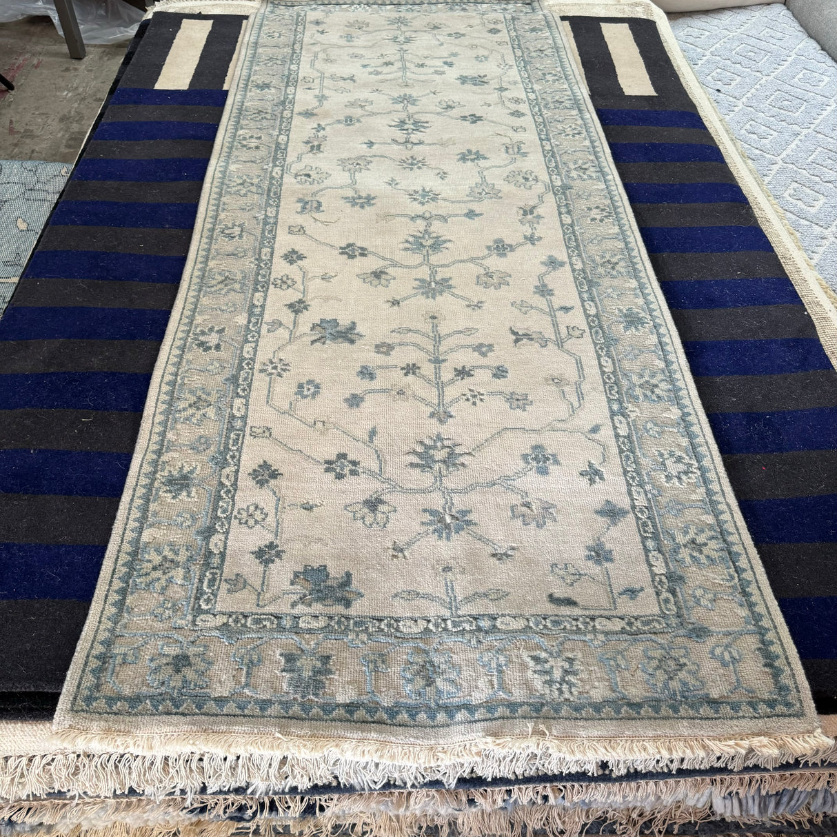 Serena and Lily Hand Knotted Runner Rug 3.5X9