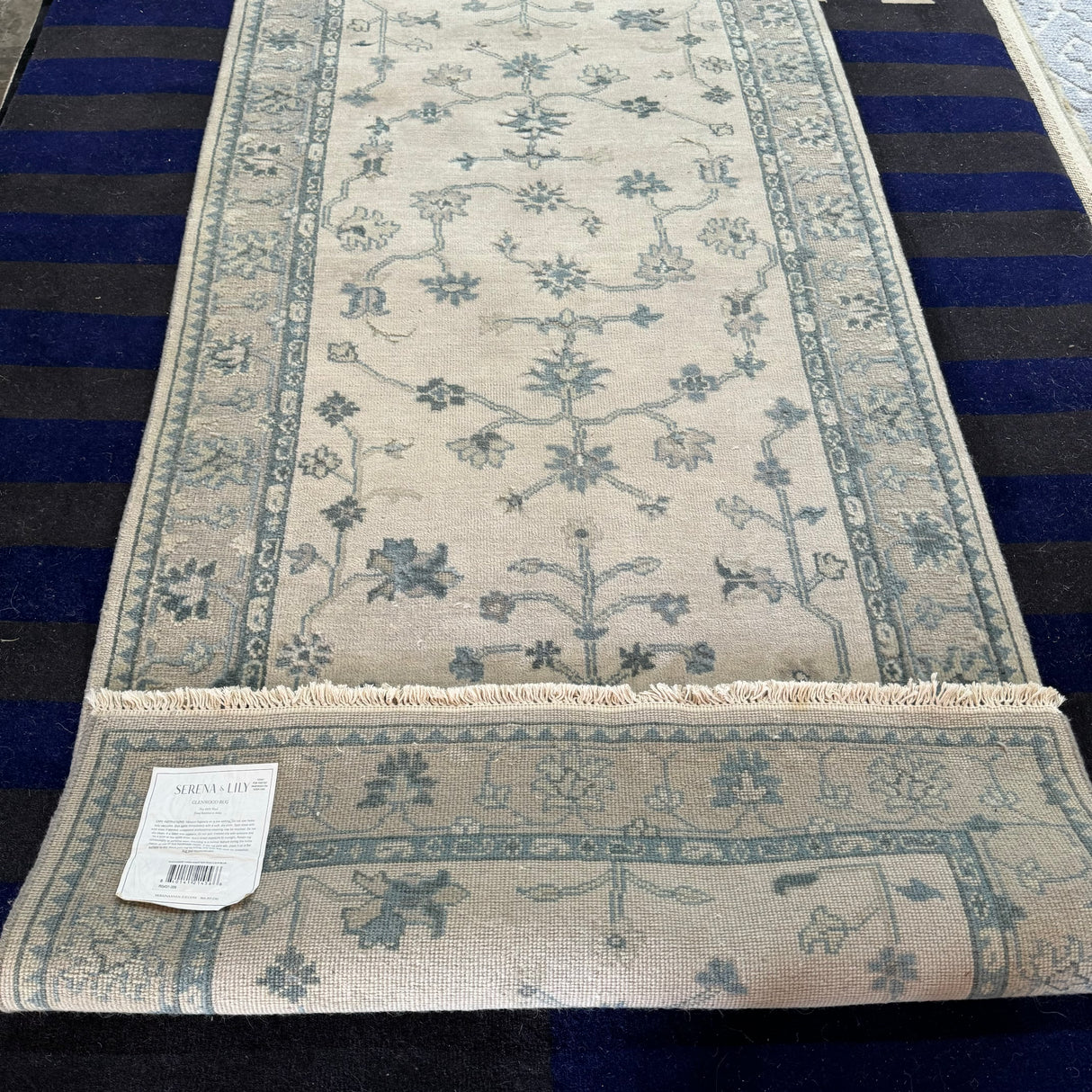 Serena and Lily Hand Knotted Runner Rug 3.5X9