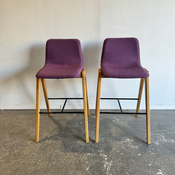 Herman Miller Naughtone Viv set of 2 Barstools