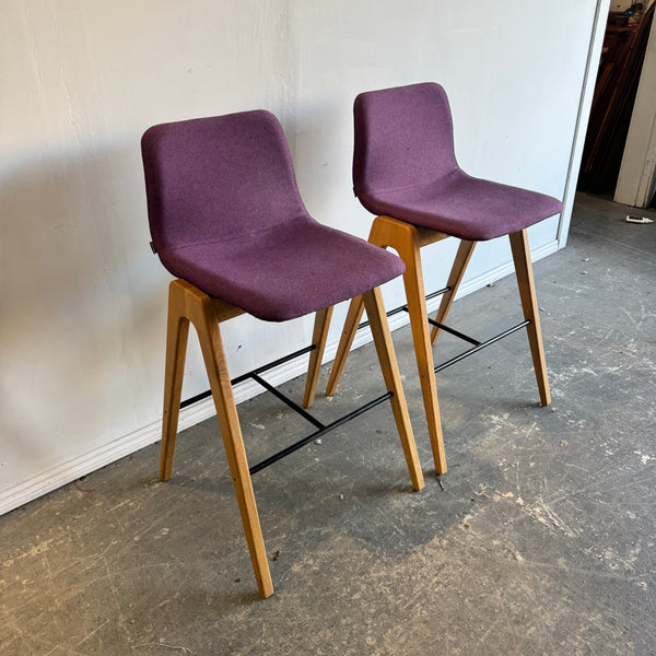 Herman Miller Naughtone Viv set of 2 Barstools