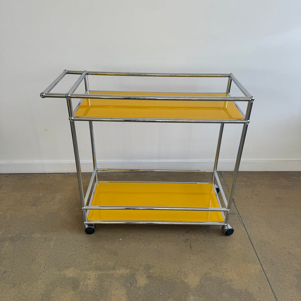 USM Haller Bar Cart (Golden Yellow)