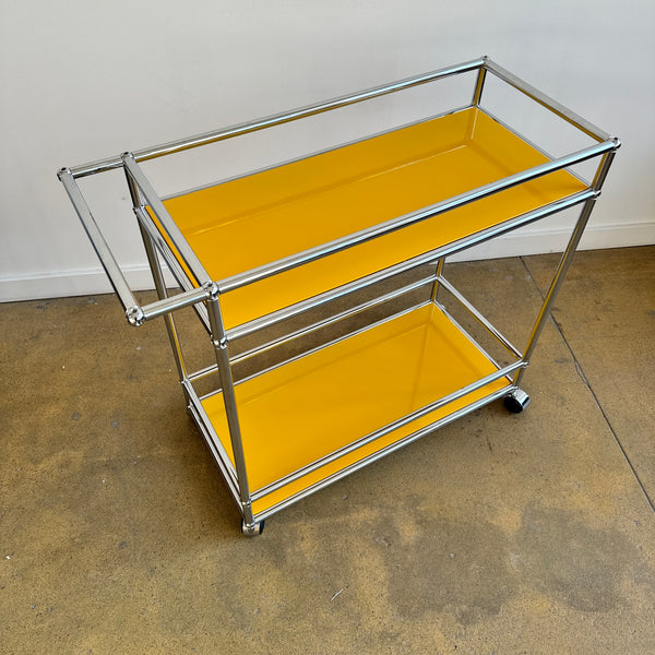 USM Haller Bar Cart (Golden Yellow)