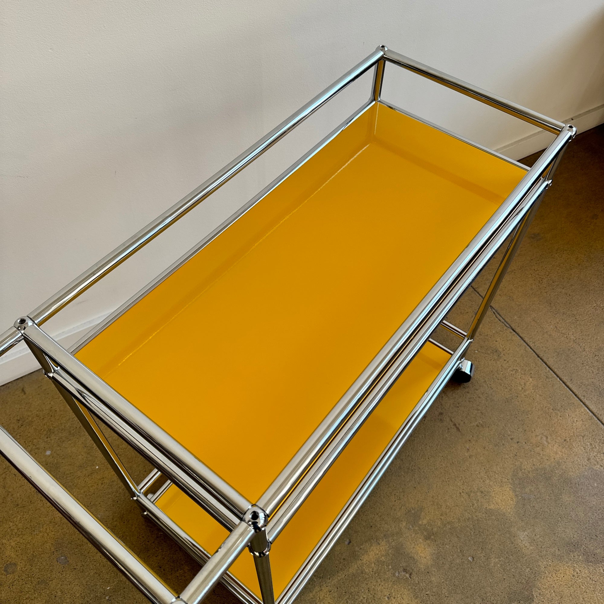 USM Haller Bar Cart (Golden Yellow)