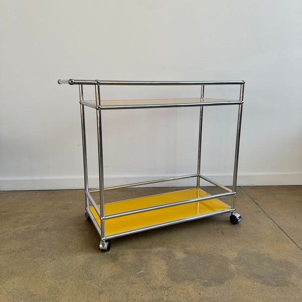 USM Haller Bar Cart (Golden Yellow)