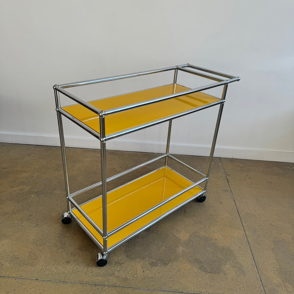 USM Haller Bar Cart (Golden Yellow)