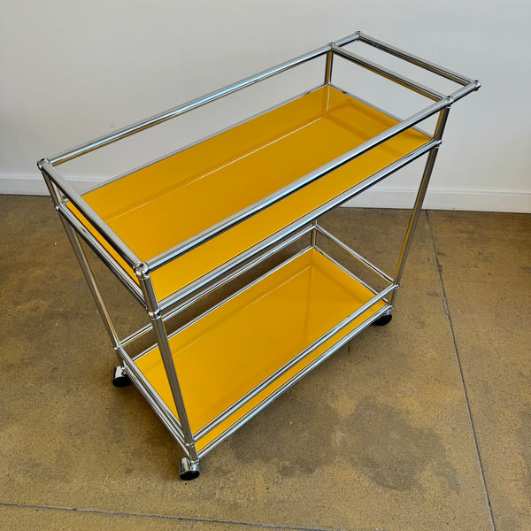 USM Haller Bar Cart (Golden Yellow)