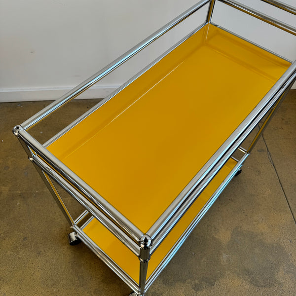 USM Haller Bar Cart (Golden Yellow)