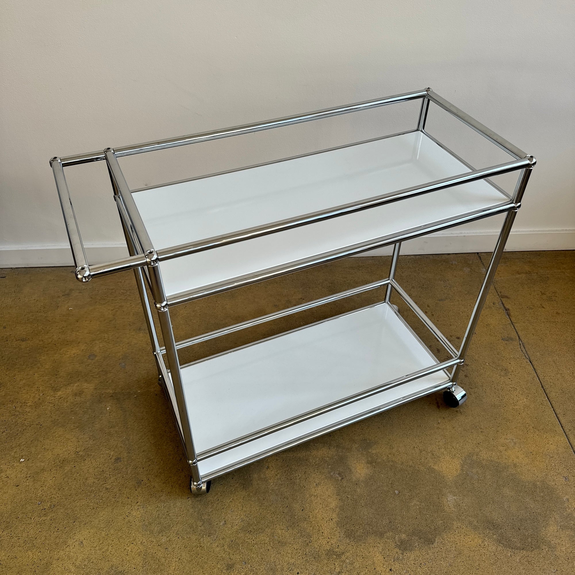 USM Haller Bar Cart (Pure White)