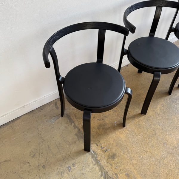 Danish Modern Magnus Olsen All black Model 8000 dining chairs