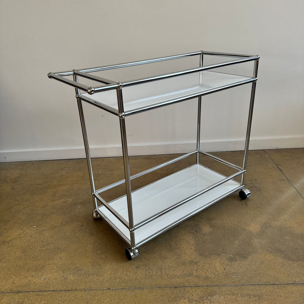 USM Haller Bar Cart (Pure White)