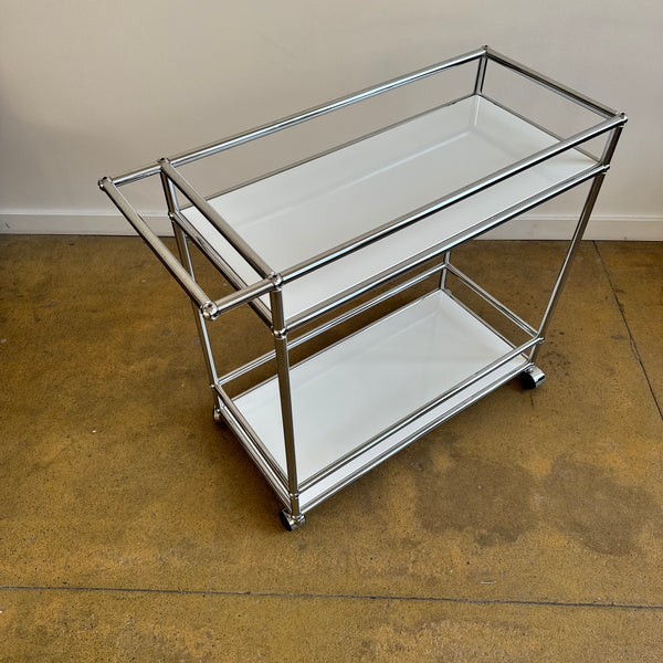 USM Haller Bar Cart (Pure White)