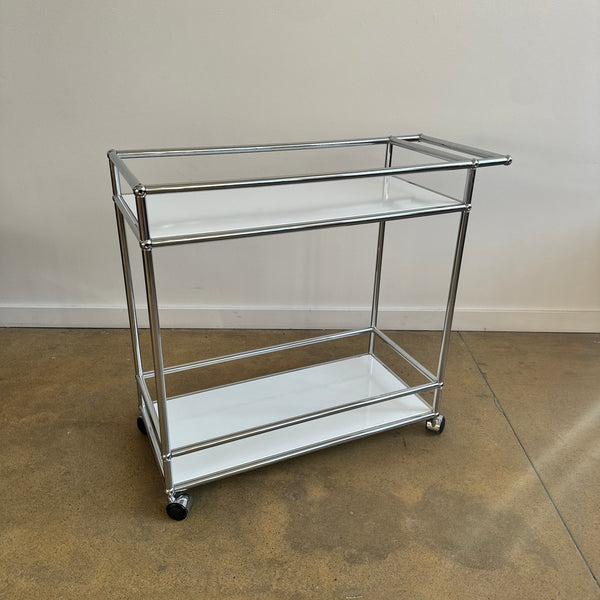 USM Haller Bar Cart (Pure White)