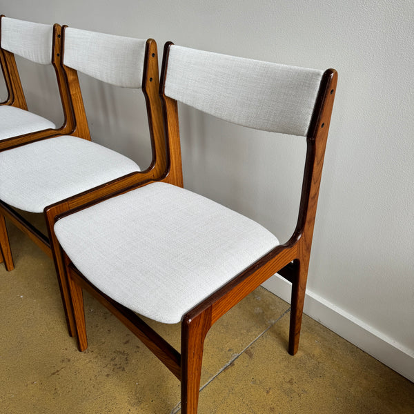 Danish Modern Rosewood dining chairs by Erik Buch for Anderstrup Stolefabrik,