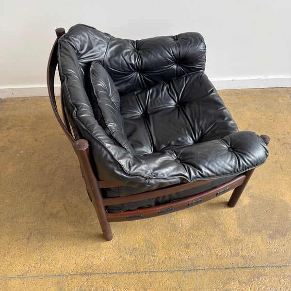 Danish Modern  Arne Norell & Sven Ellekaer Rosewood Easy Chair for Coja (Two Available)