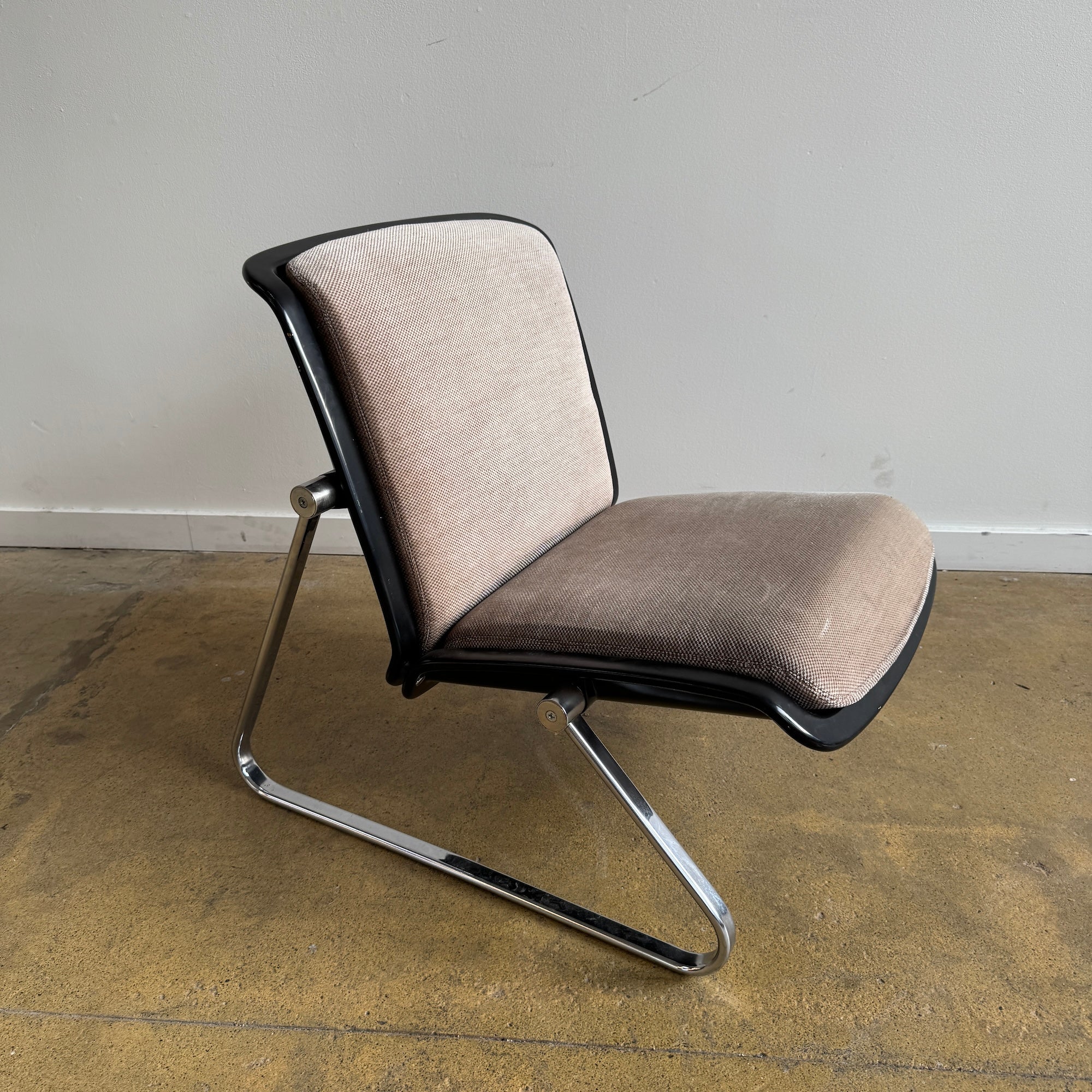 Vintage Peter Ghyczy "Form+LIfe" Chrome Lounge Chair from Germany