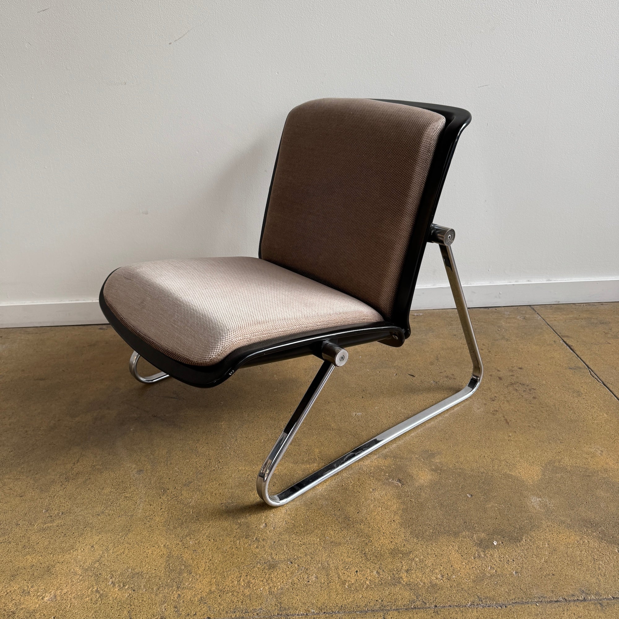 Vintage Peter Ghyczy "Form+LIfe" Chrome Lounge Chair from Germany