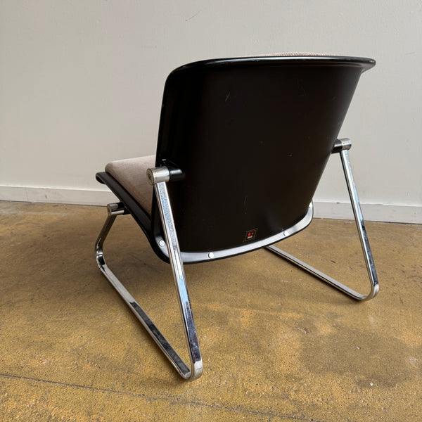 Vintage Peter Ghyczy "Form+LIfe" Chrome Lounge Chair from Germany