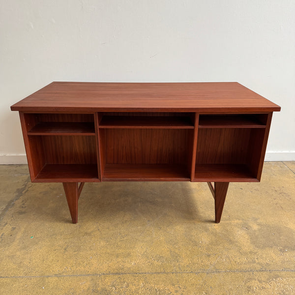 Danish Modern 8 Drawer Teak Desk