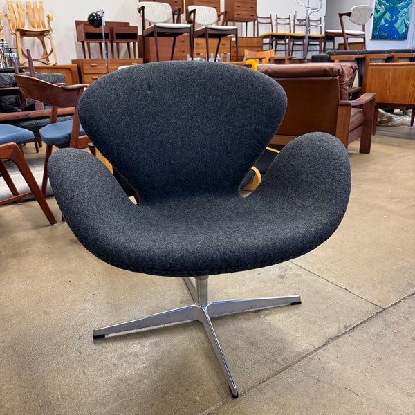 Authentic! Fritz Hansen Swan Chair by Arne Jacobsen (Two Available)