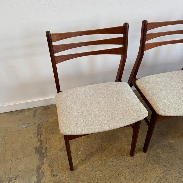 Danish Modern Set of 4 Dining Chairs by Skovby