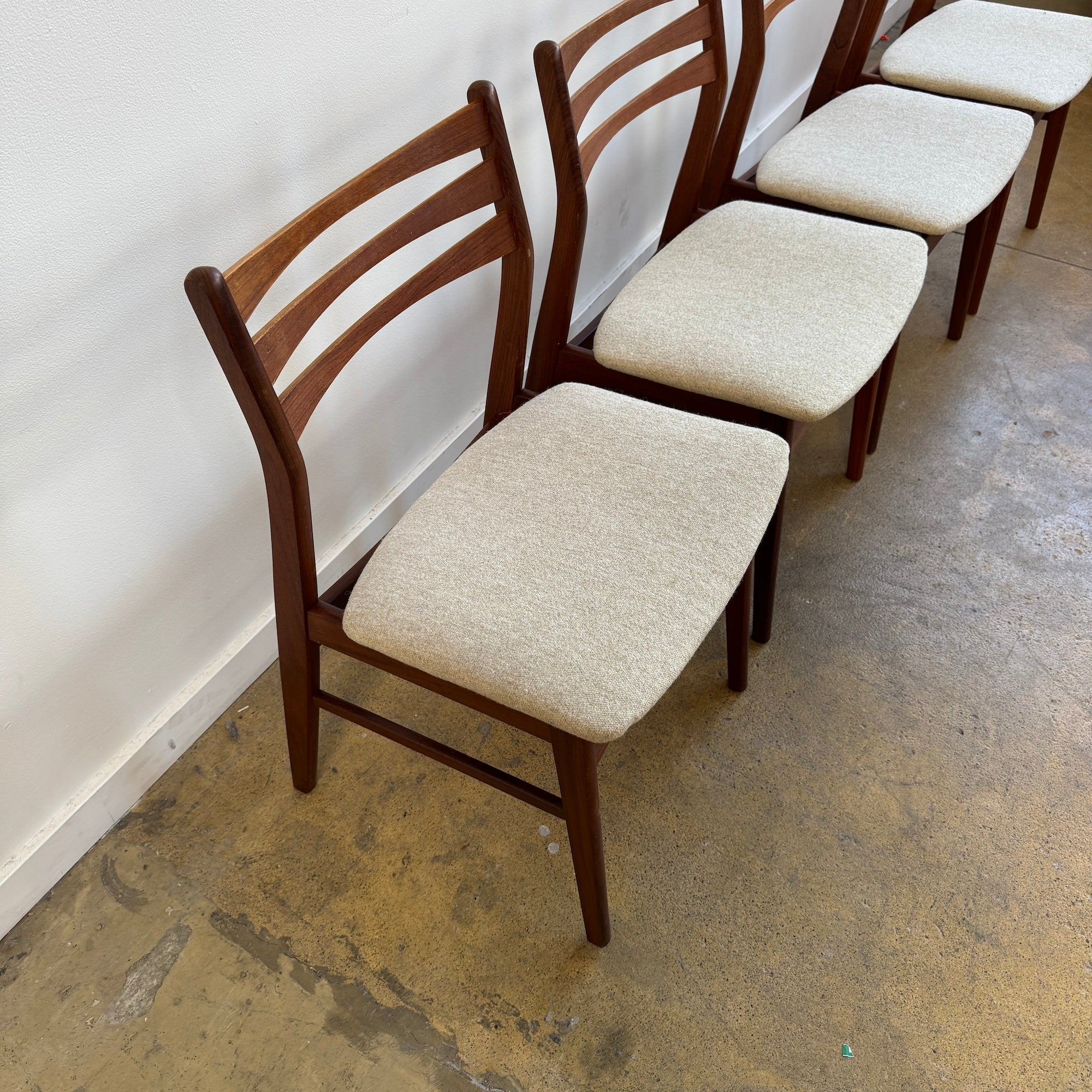 Danish Modern Set of 4 Dining Chairs by Skovby