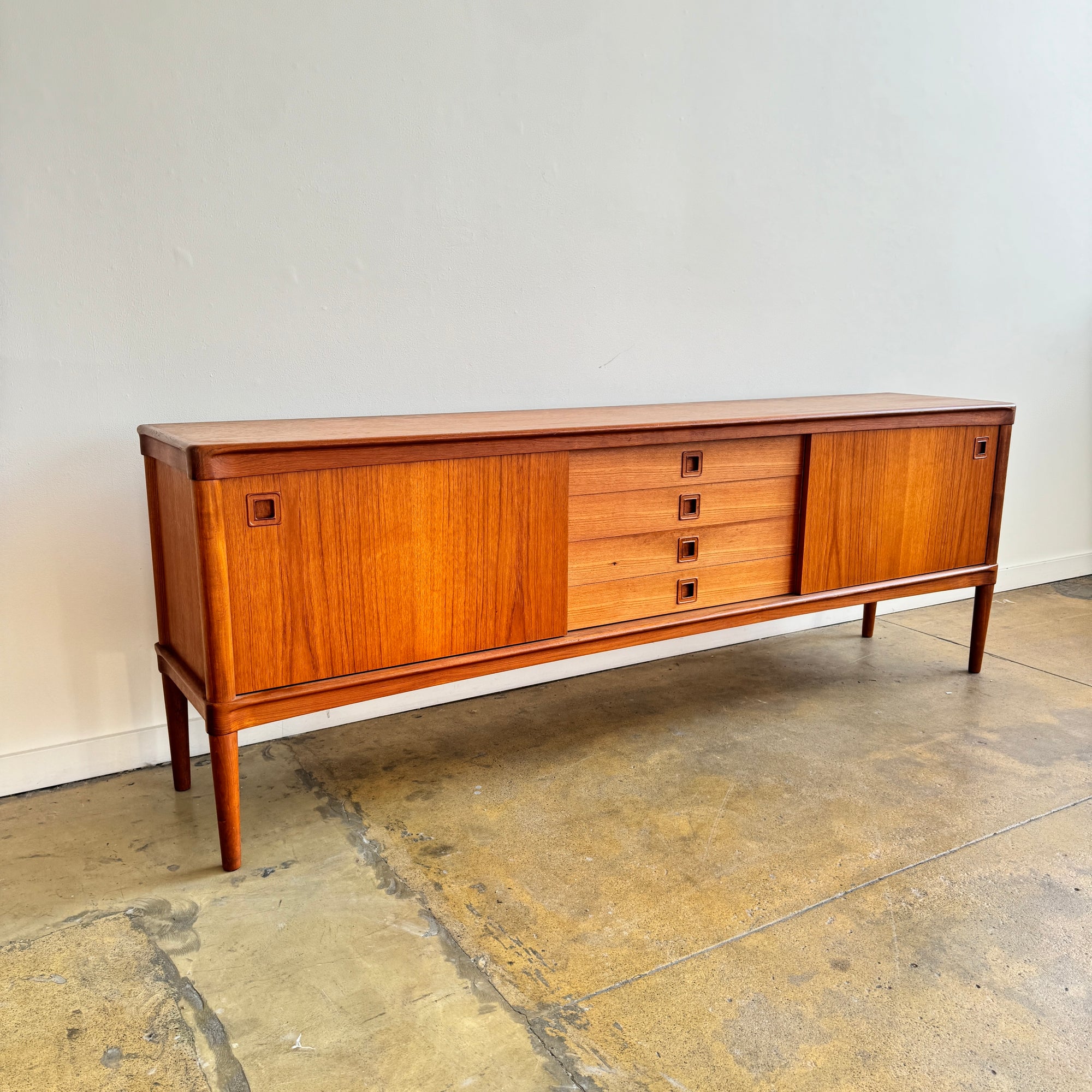 Danish Modern Teak sideboard by Bramin H.W. Klein