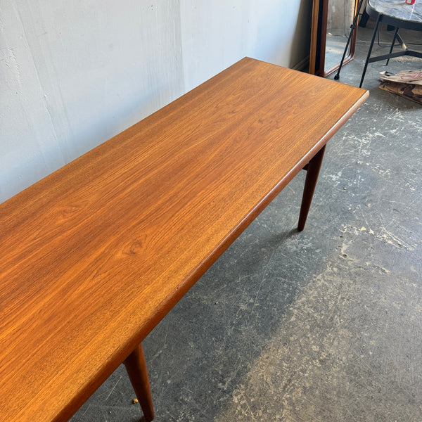 Danish Modern Teak Long coffee table