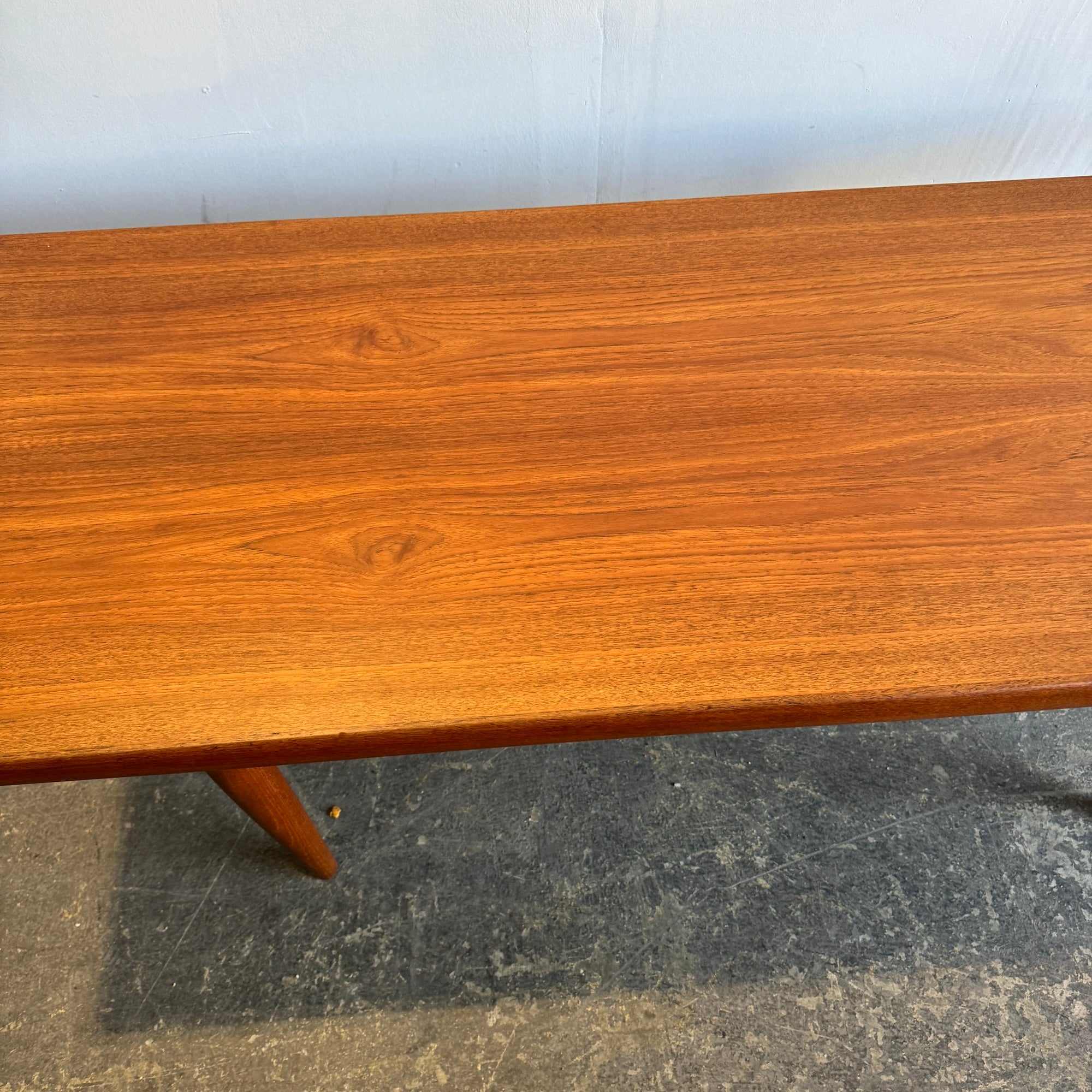 Danish Modern Teak Long coffee table