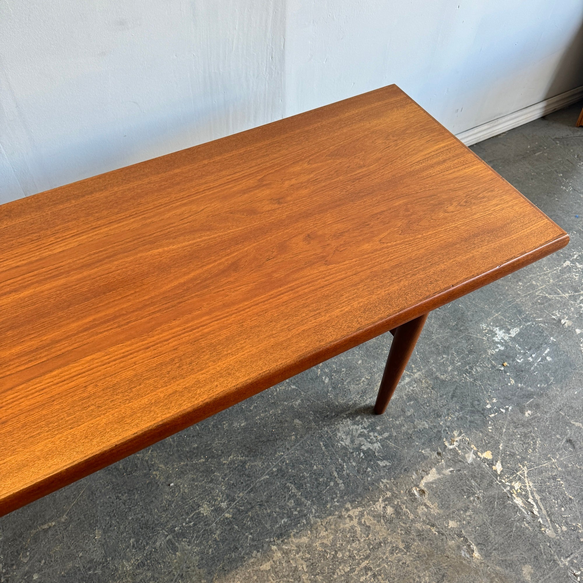 Danish Modern Teak Long coffee table