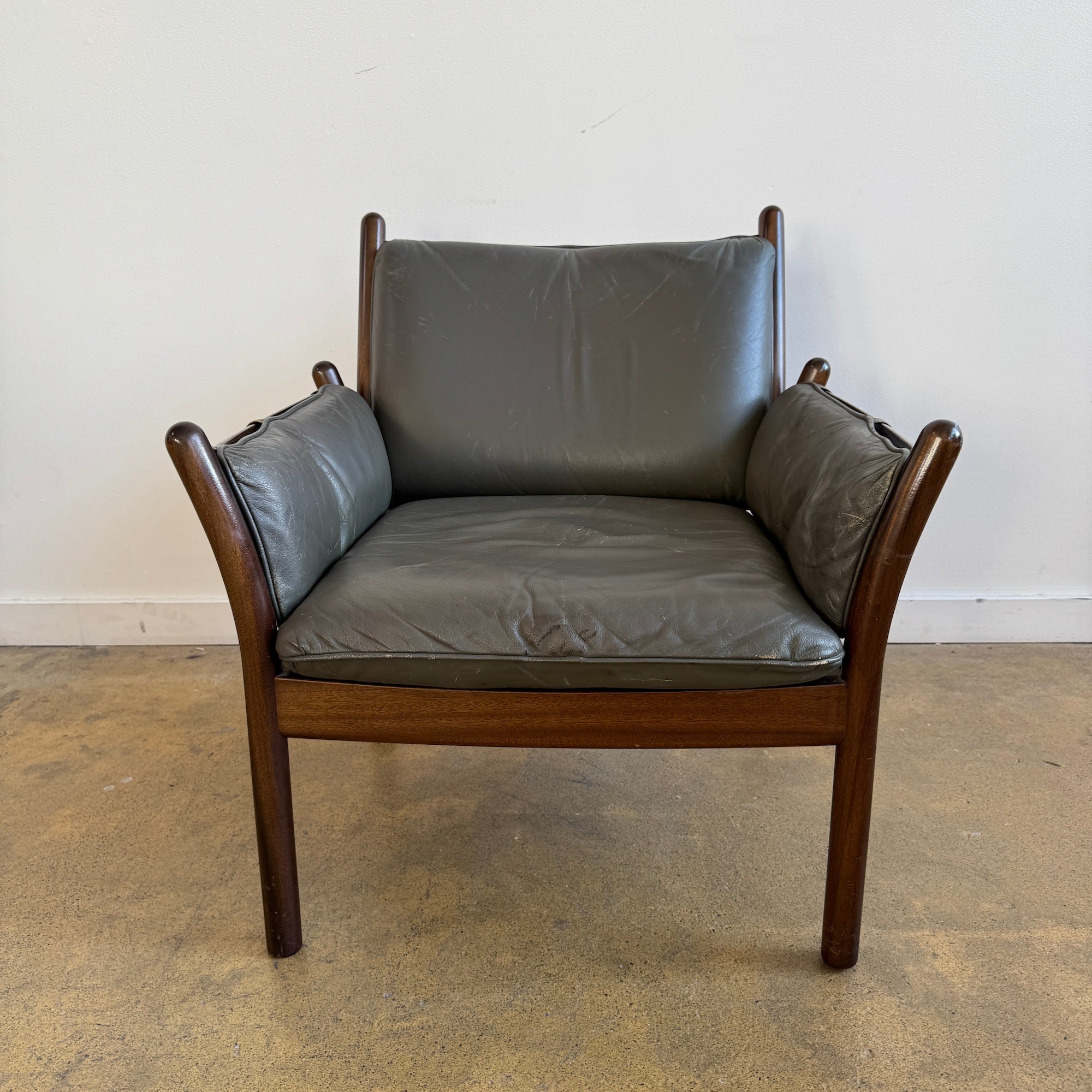 Danish Modern Illum Wikkelsø Rosewood ‘Genius’ Lounge Chair