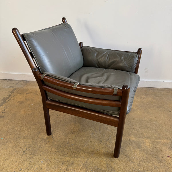 Danish Modern Illum Wikkelsø Rosewood ‘Genius’ Lounge Chair