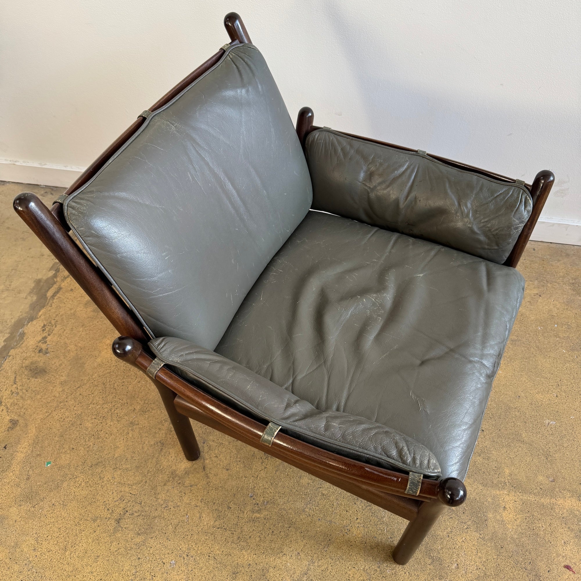 Danish Modern Illum Wikkelsø Rosewood ‘Genius’ Lounge Chair