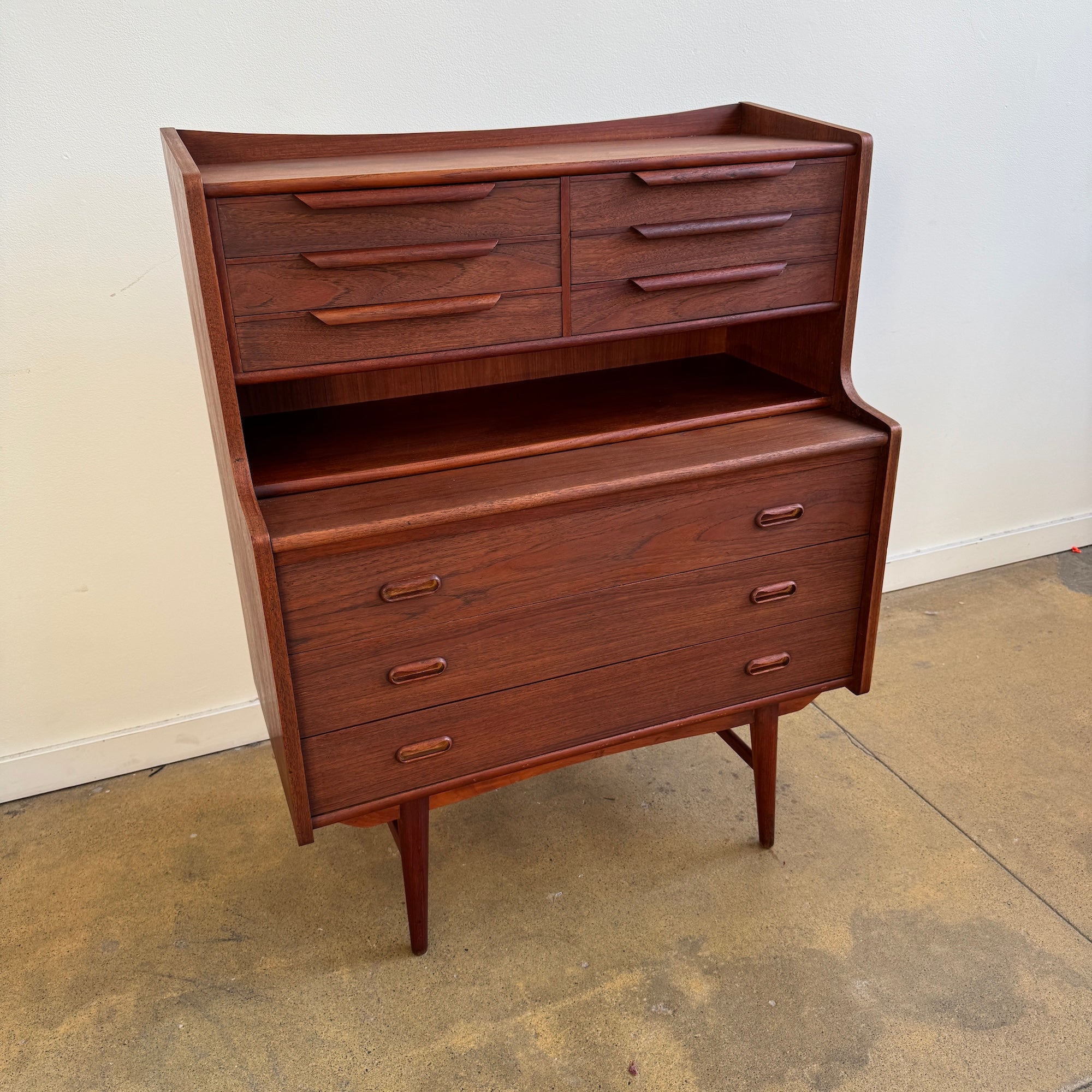 Danish Modern Cabinet with Secretary Desk